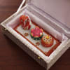 Buy Traditional Marble Ganesha with Incense Holder & Container