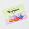 Gift Traditional Motifs Holi Gift Box With Personalized Card