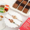 Traditional Pearl Rakhi And Assorted Chocolates Online