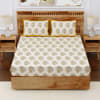 Gift Traditional Print Cotton Double Bedsheet