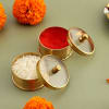 Gift Traditional Thali with Assorted Cookies