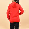 Buy Travel Addict Fleece Hoodie For Women - Red