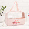 Gift Travel Essentials Personalized Transparent Cosmetic Bag