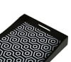 Buy Tray - Black And White - Rectangular