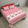 Tribal Themed Burgandy Rosso King Bedsheet Set Online