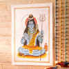 Gift Triloknath Idol Silk Painting