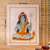 Triloknath Idol Silk Painting Online