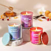 Trio of Scented Candles 340gms  Harvest Moonlight,Dulce At Dawn & Midnight Medley Online