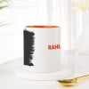 Buy Trishul And Damru Personalized Mug With Orange Handle