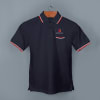 Shop Tropikana Dry n Cool Polo T-shirt for Men (Navy Blue)