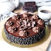 Gift Truffle Delight Cake With Bunch Of Roses And Orchids