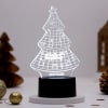 Gift Twinkling Tree LED Lamp With Black Base - Personalized