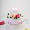 Gift Two-Tier Floral Anniversary Cake (2 Kg)