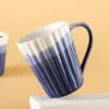 Gift Two-Tone Blue And White Mugs (Set of 2)