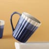 Buy Two-Tone Blue And White Mugs (Set of 2)