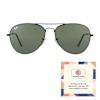 Ultimate Protection Ray-Ban Metal Sunglasses Online