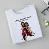 Gift Unbreakable Bond Personalized Mom And Daughter Caricature T-shirt