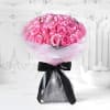 Gift Unforgettable 50 Pink Roses Hand Tied