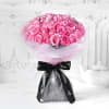Gift Unforgettable 50 Pink Roses Hand Tied