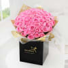 Gift Unforgettable 50 Pink Roses Rakhi Bouquet for Sister
