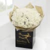 Gift Unforgettable 50 White Roses Hand Tied