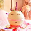 Unicorn Theme Chocolate Pinata Ball Cake (1 Kg) Online