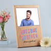 Gift Unique Personalized Wooden Photo Frame for Brother