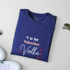 Gift V Is For Vodka - Mens T-shirt - Navy Blue