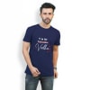 V Is For Vodka - Mens T-shirt - Navy Blue Online