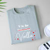 Gift V Is For Vodka - Mens T-shirt - Sage