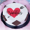 Valentine Heart Poster Cake (Half kg) Online