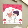 Gift Valentine Kiss Day Sandwich Photo Frame