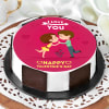 Valentine Kissing Proposal Cake (Half Kg) Online