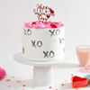 Gift Valentine Love XOXO Cream Cake
