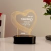 Gift Valentine's Day Personalized LED Lamp