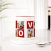 Shop Valentine's Day Personalized Picture Perfect Love Mugs - Set Of 2