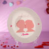 Gift Valentine's Kiss Ceramic Plate