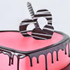 Shop Valentine Strawberry Heart Cake (Half Kg)