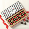Valentines Day Heart Shaped Dark Chocolates Online