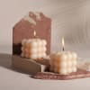 Vanilla Aroma Bubble Candles (Set of 2) Online