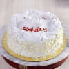 Vanilla Cake with Cream Flower Topping (Half Kg) Online
