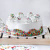 Gift Vanilla Cake with Rainbow Sprinkles (1 Kg)