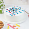 Gift Vanilla Pineapple Teachers Day Cake