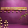 Gift Velvet embroidered Bandhanwar for Diwali