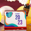 Vibrant New Year Personalized Calendar Online