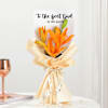Gift Vibrant Orange Lily Best Dad Bouquet