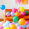 Vibrant Rainbow Birthday Balloons Arrangement Online