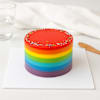 Vibrant Rainbow Cake (1 Kg) Online