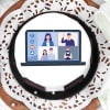 Gift Video Calling with Family Cake (1 Kg)