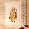 Gift Vishwaraja Gold Idol Silk Painting